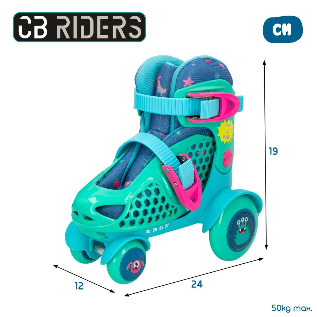 Rullskridskor Colorbaby Monster 27-30 (4 antal) - 4
