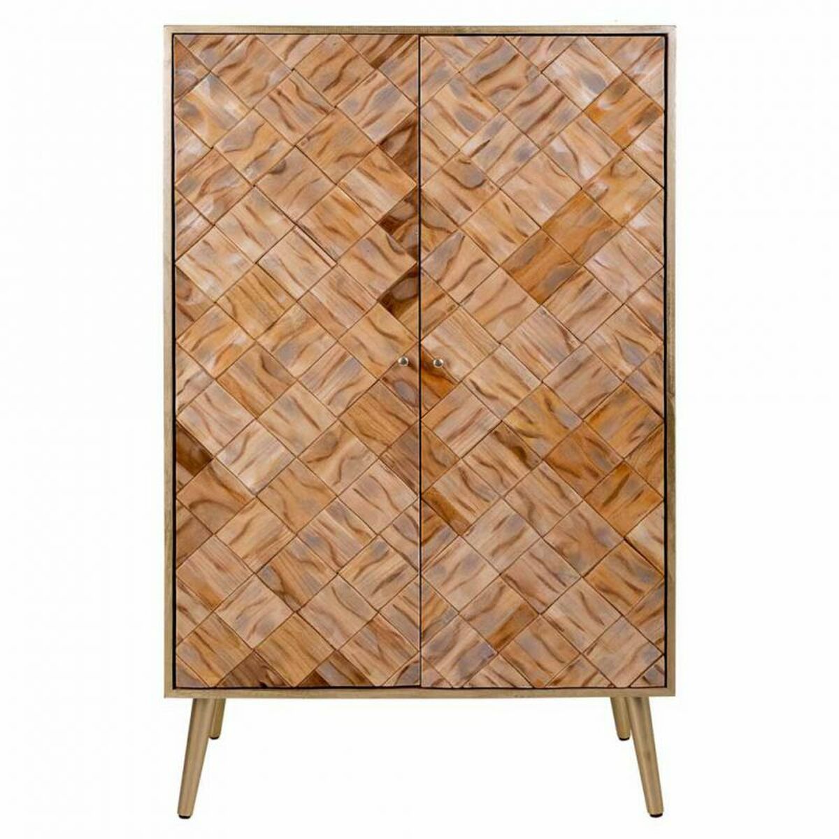 Skåp Alexandra House Living Brun Paulowniaträ 42 x 125 x 76 cm - 3