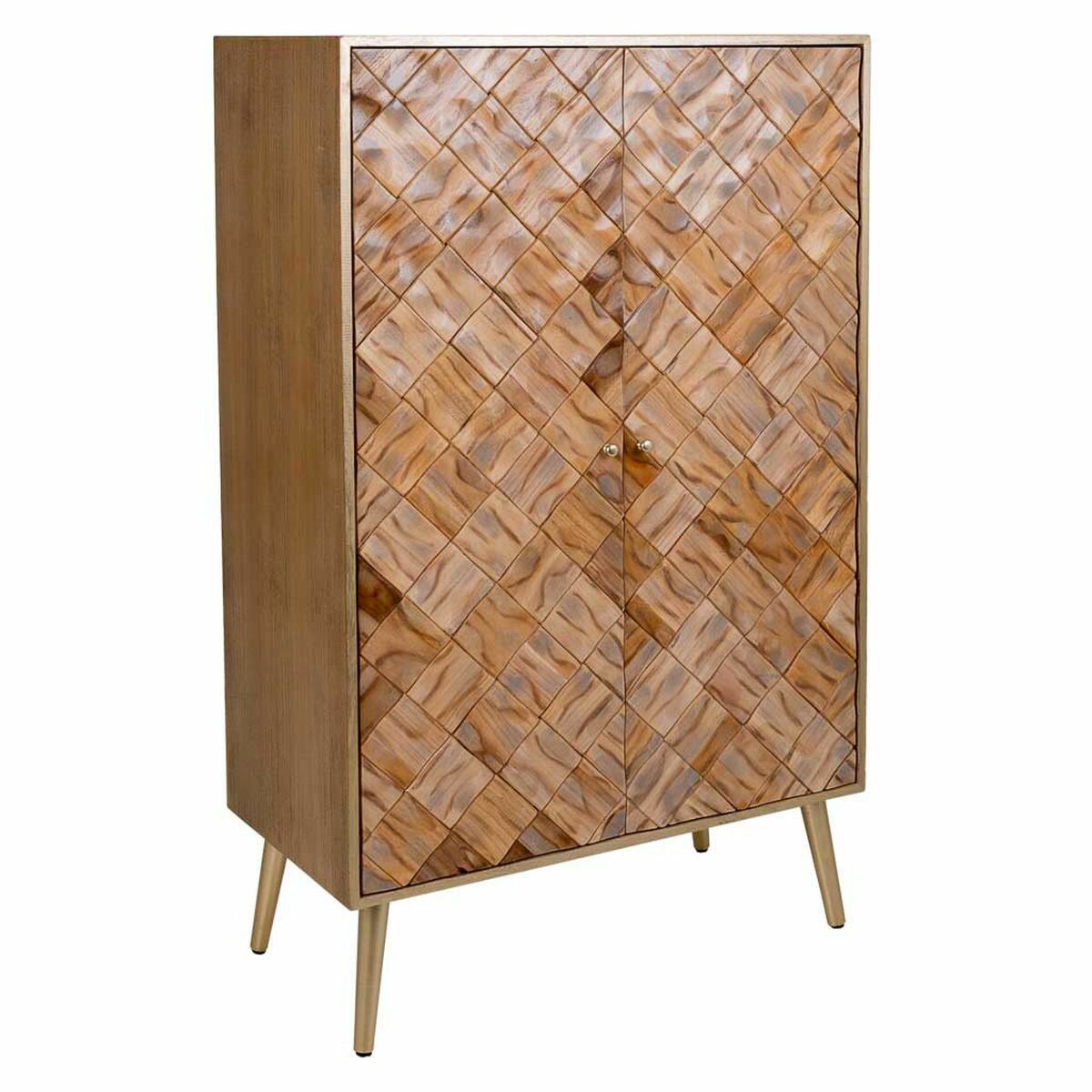 Skåp Alexandra House Living Brun Paulowniaträ 42 x 125 x 76 cm