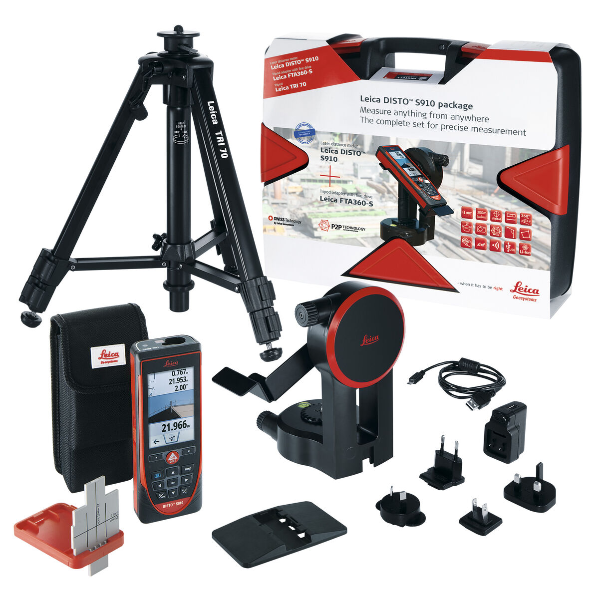 Telemeter Leica Geosystems S910 touch - 2