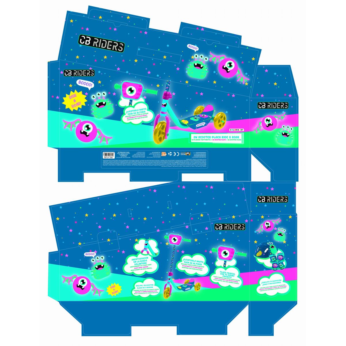 Sparkcykel Colorbaby Monster (4 antal) - 15