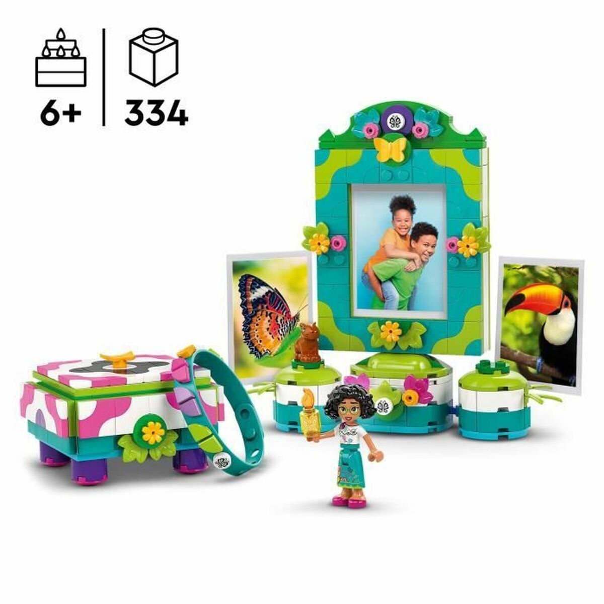 Byggsats Lego Disney Encanto 43239 Mirabel's Photo Frame and Jewelry Box Multicolour - 2