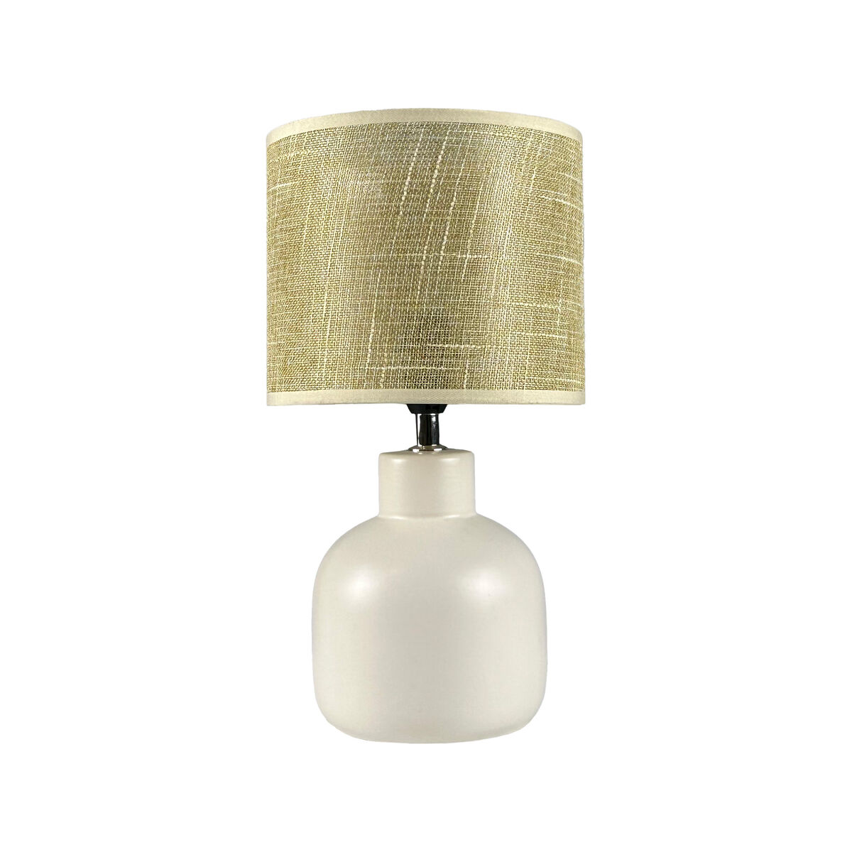 Bordslampa Versa Vit Keramik 18 x 34 x 18 cm