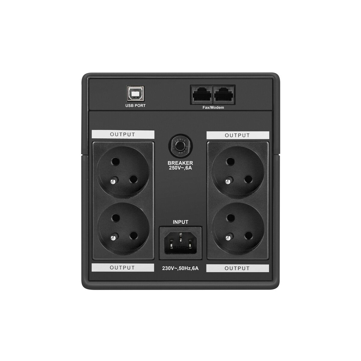 System för Avbrottsfri Strömförsörjning Interaktiv (UPS) Armac H/1500E/LED 950 W - 6