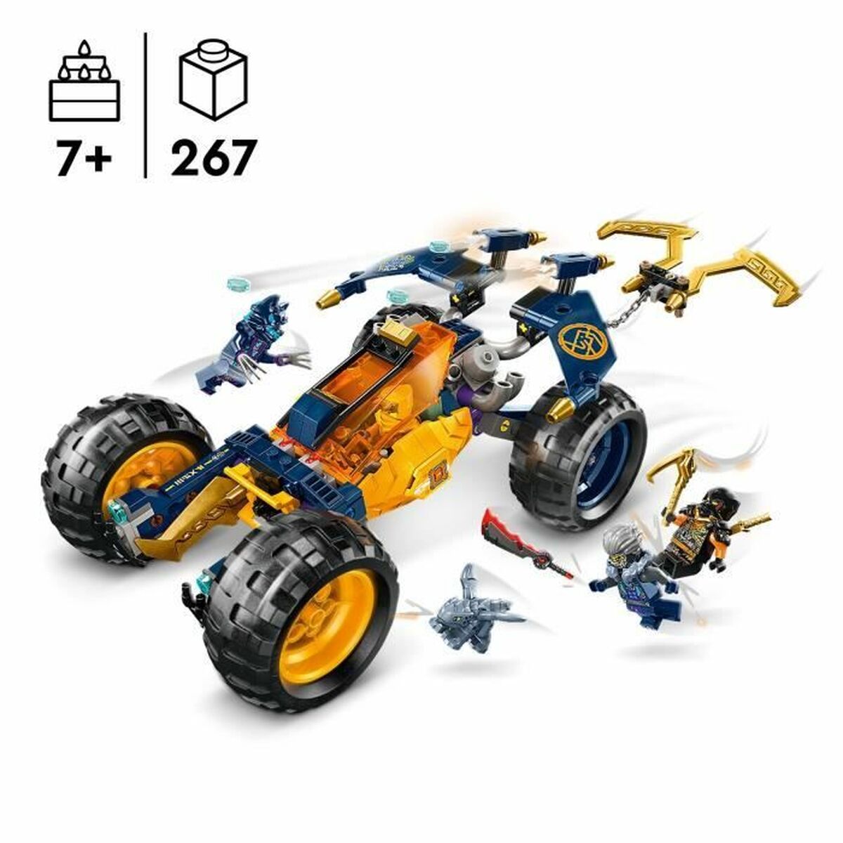 Byggsats Lego NINJAGO 71811 Arin's Ninja Off-Road Buggy Multicolour - 2