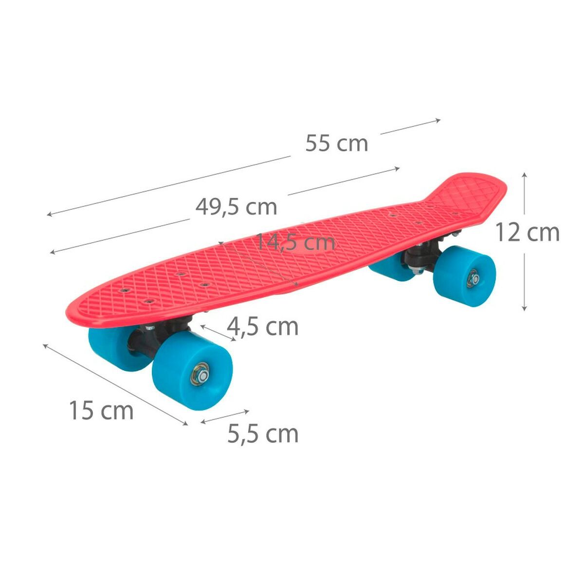 Skateboard Colorbaby Röd (6 antal) - 3