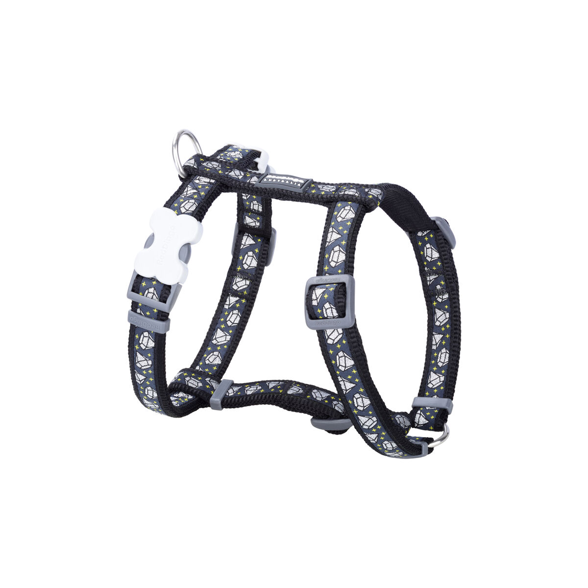 Hundsele Red Dingo STYLE DIAMOND 45-66 cm Svart 36-59 cm