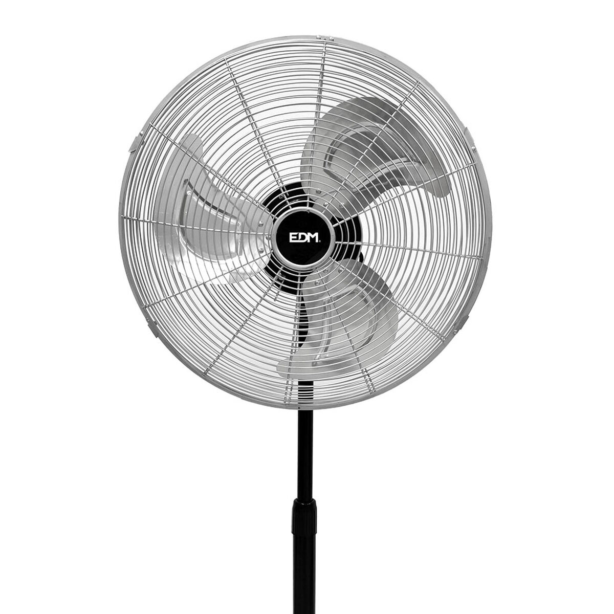 Stående Fläkt EDM 33528 Svart matt 80 W Ø 50 cm industriell - 3