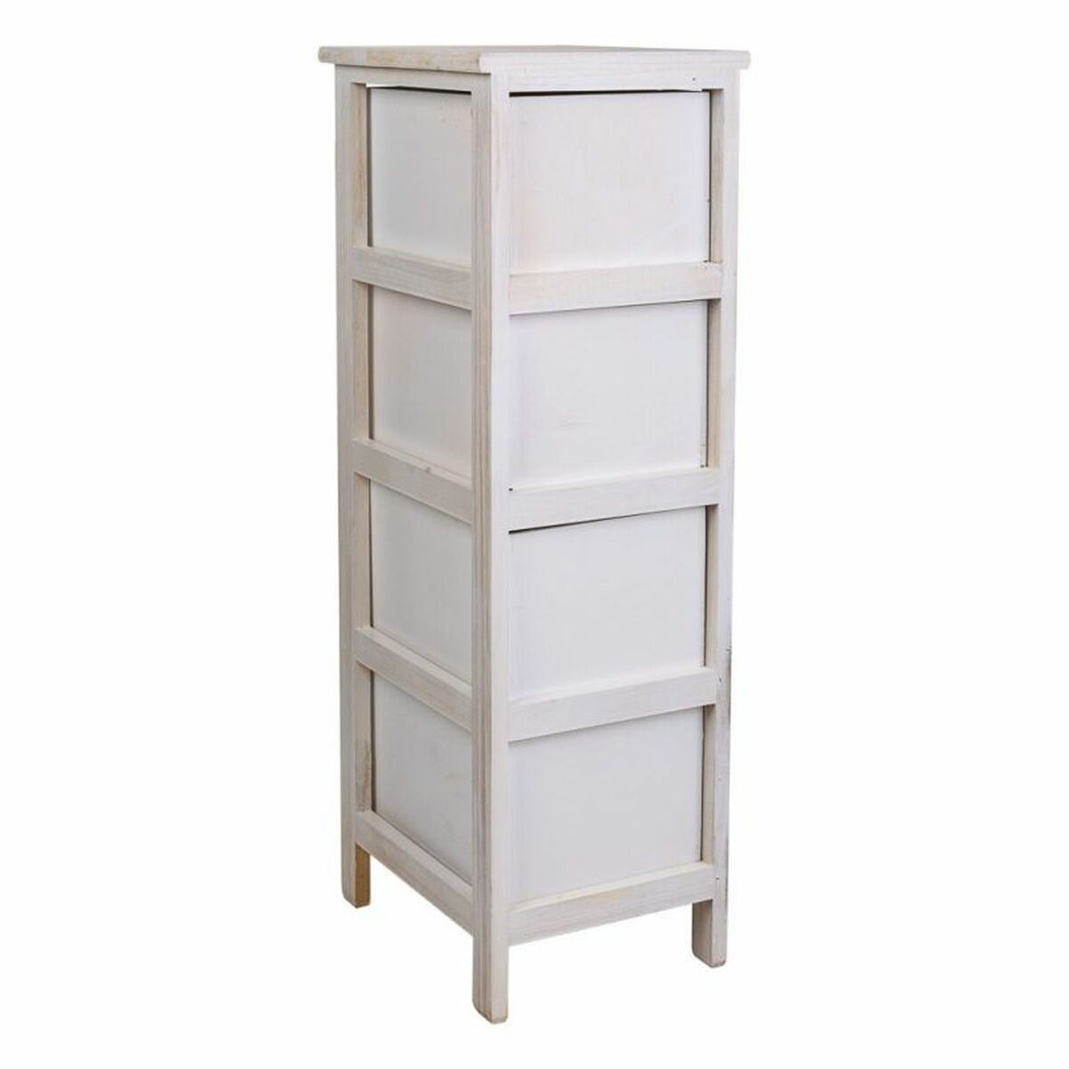 Byrå Alexandra House Living Vit Paulowniaträ 32 x 81 x 26 cm - 4