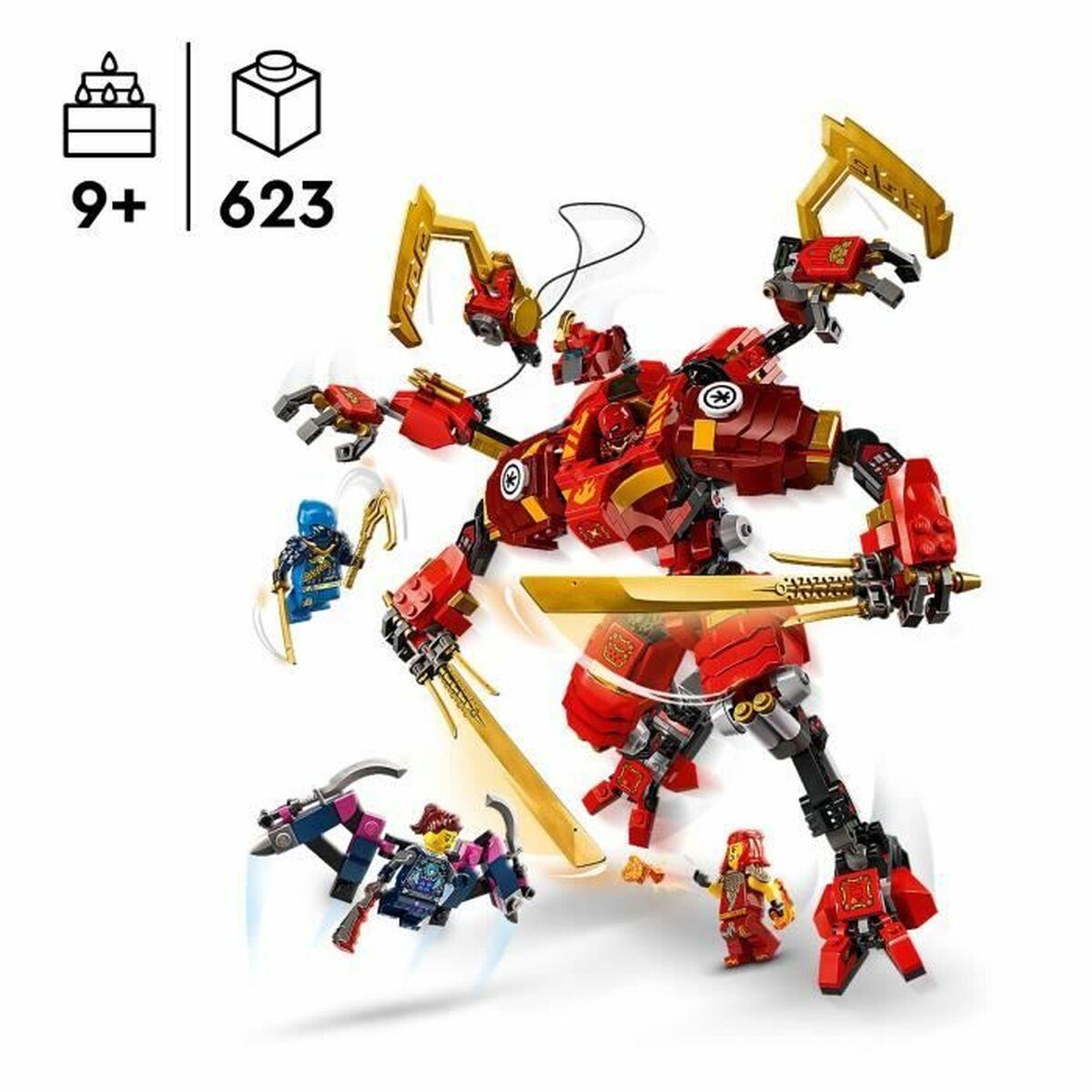 Byggsats Lego NINJAGO 71812 Kai's Ninja Climbing Robot Multicolour - 2