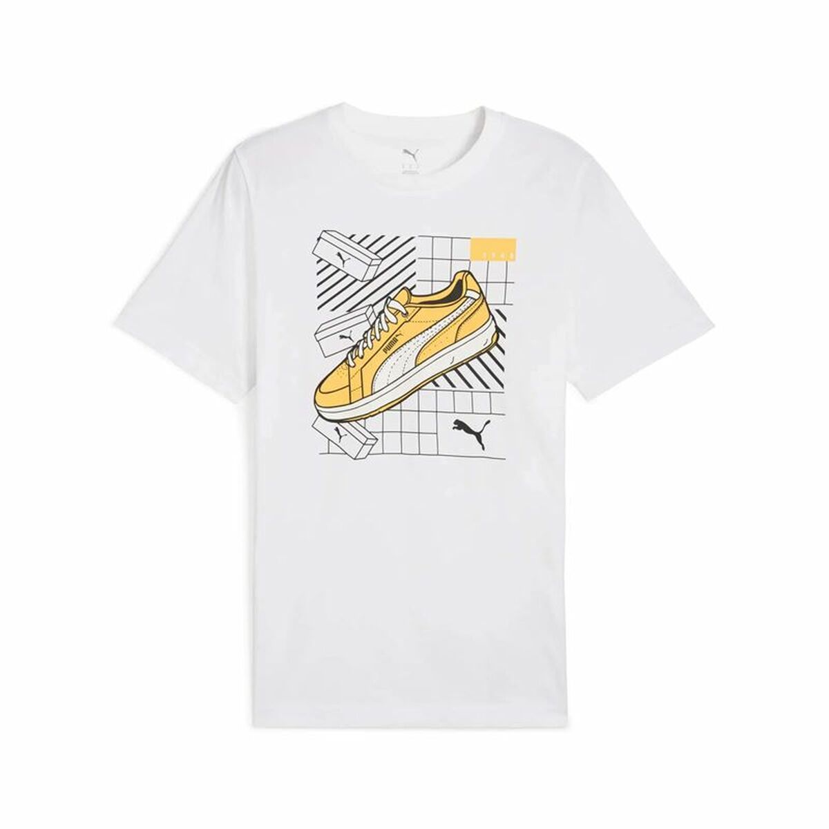 T-shirt med kortärm Herr Puma Graphics Sneaker