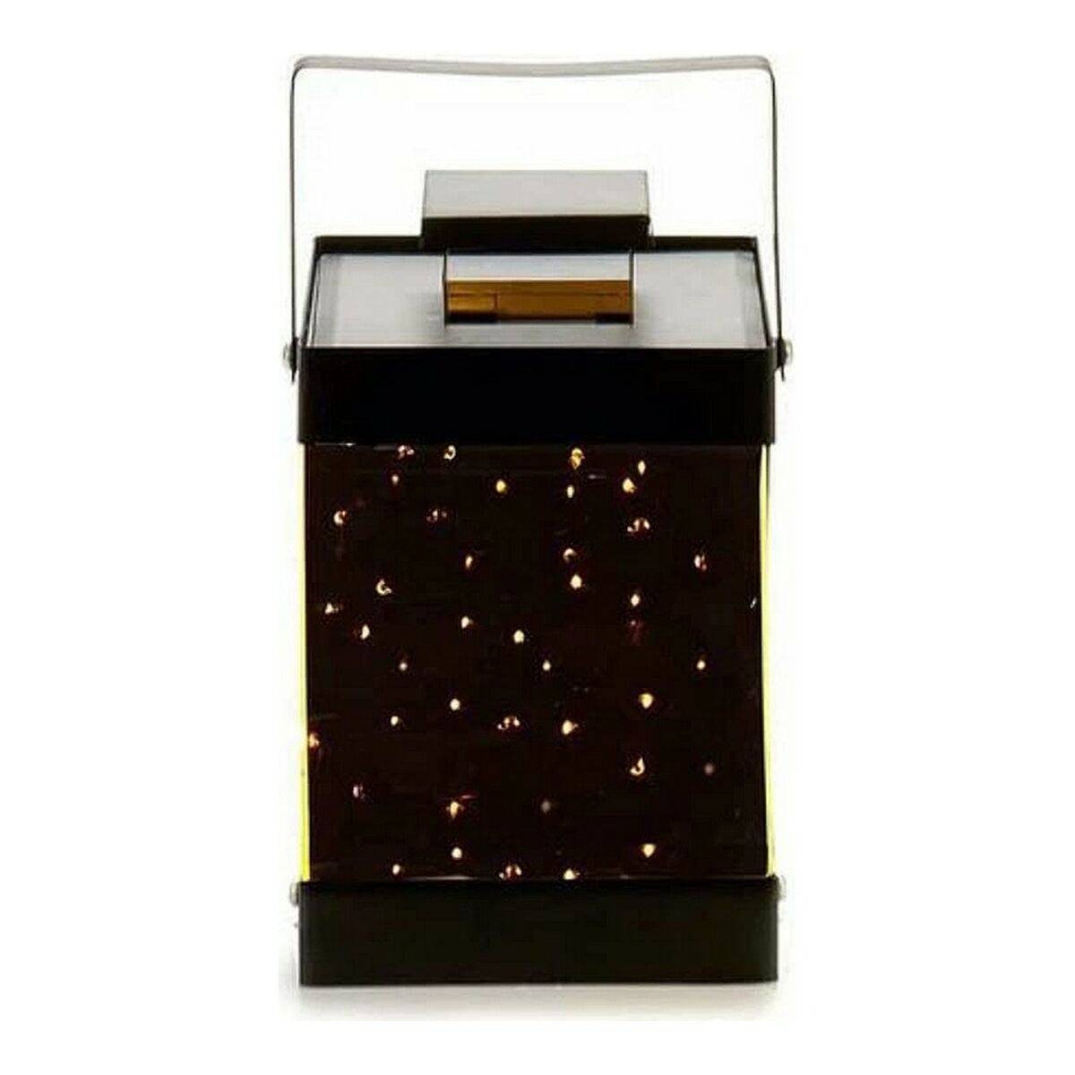 LED-lykta Gift Decor Svart Speglar 12,5 x 18,5 x 12,5 cm Metall - 3