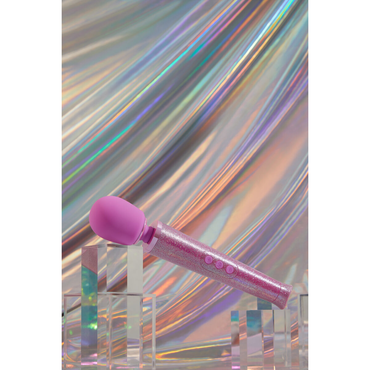 Vibrator Le Wand All That Glimmers Set Rosa - 4
