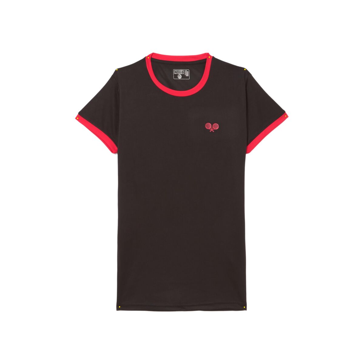 T-shirt med kortärm Dam Nexus CAMIGUIN Svart Röd