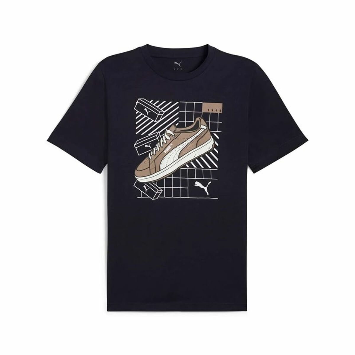 T-shirt med kortärm Herr Puma Graphics Sneaker 2XL
