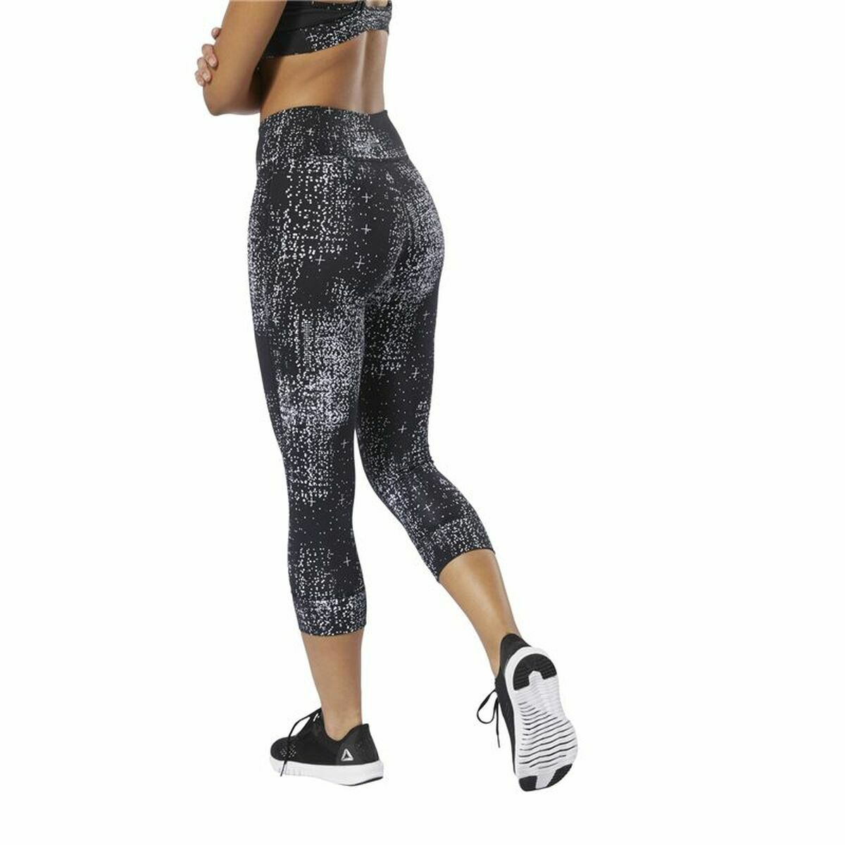 Sport-leggings, Dam Reebok Lux 3/4 Svart - 12