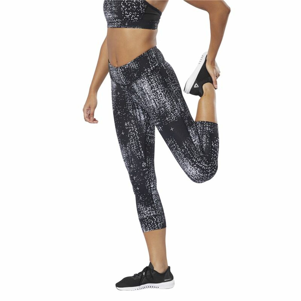 Sport-leggings, Dam Reebok Lux 3/4 Svart - 6
