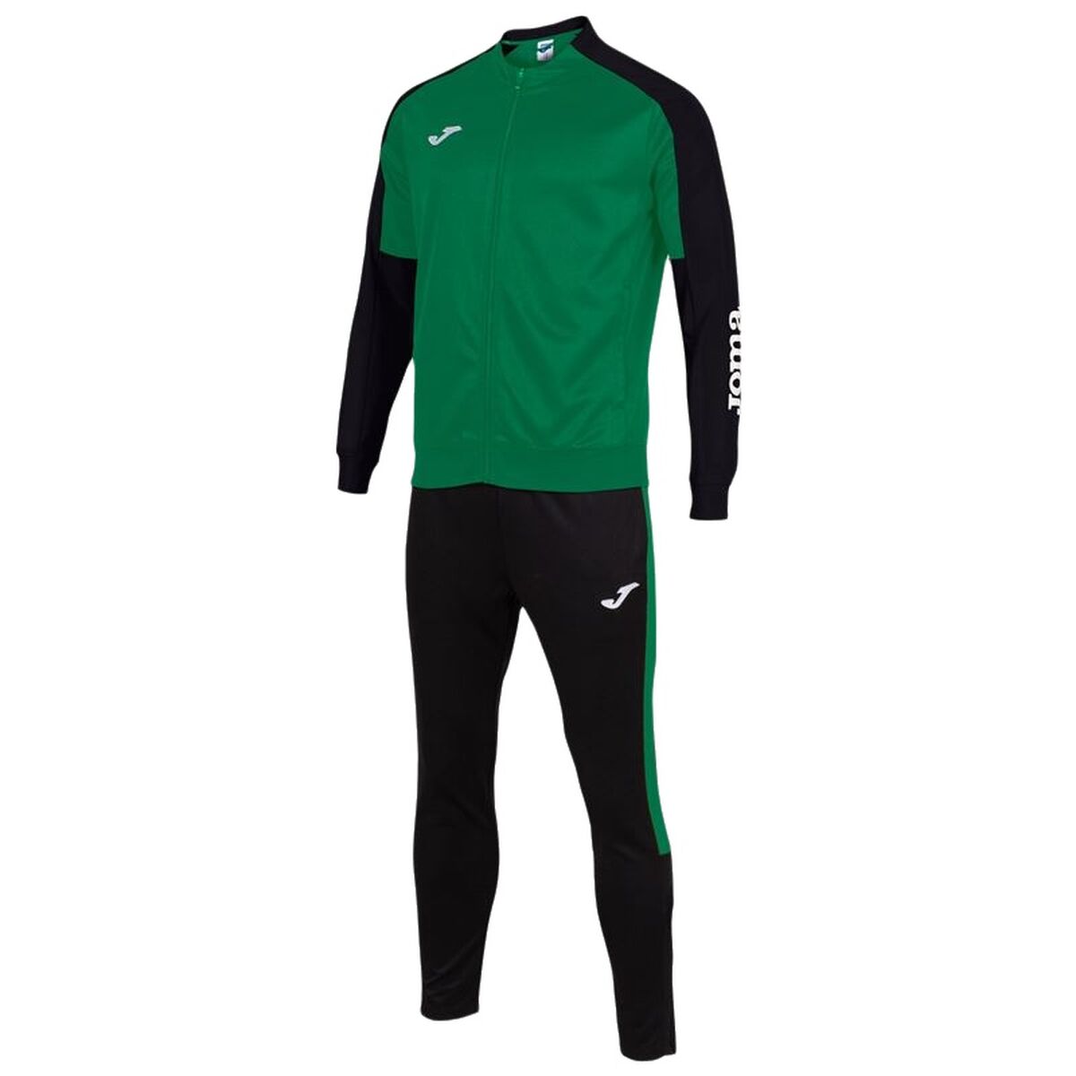 Träningsoverall, Vuxen Joma Sport Eco Championship Svart Grön Barn Män 2 Delar
