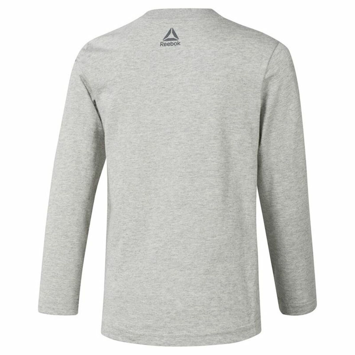 T-shirt med lång ärm Barn Reebok Boys Training Essentials Ljusgrå - 2