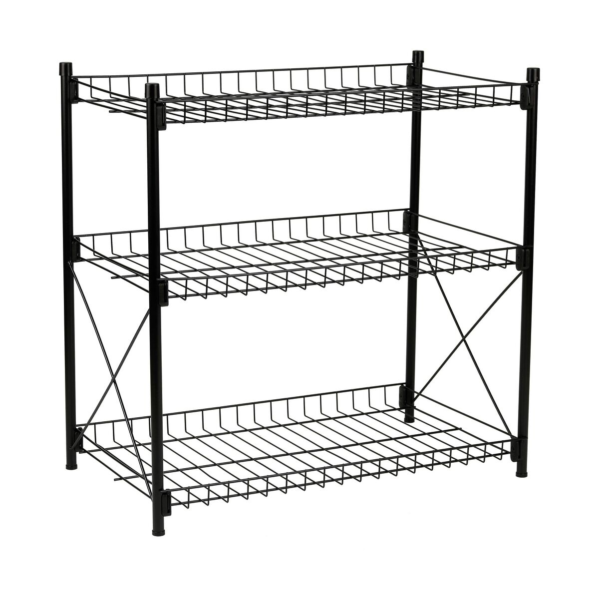 Bokhylla Confortime Metall 52 x 34 x 55 cm (2 antal) - 4