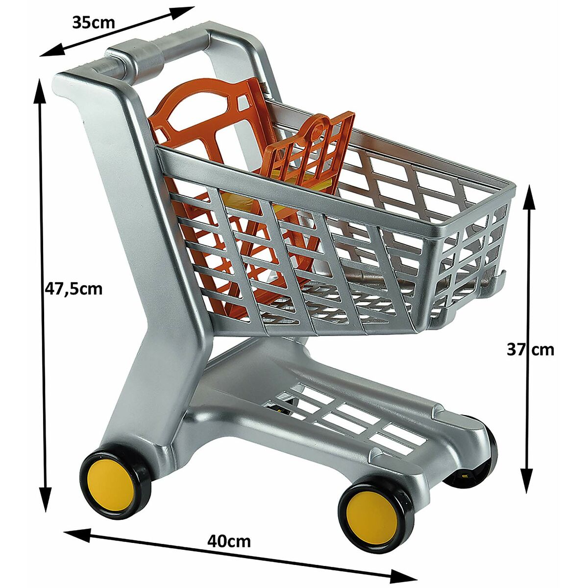 Kundvagn Klein Shopping Center Supermarket Trolley Leksak - 2