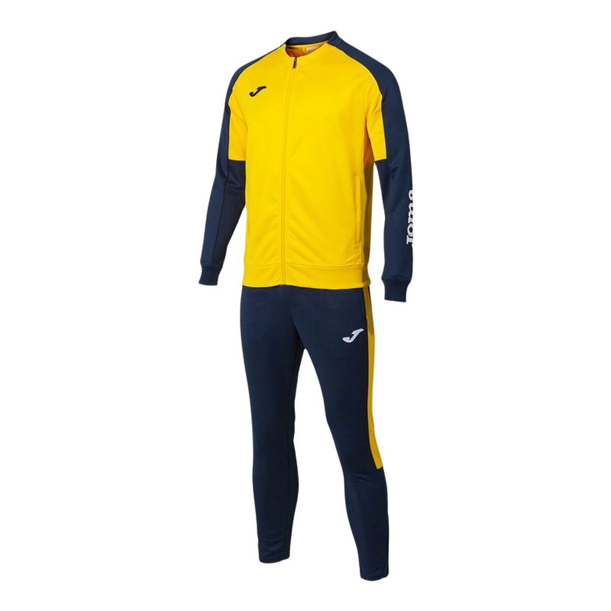 Träningsoverall, Vuxen Joma Sport Eco Championship Gul Marinblå Barn Män 2 Delar