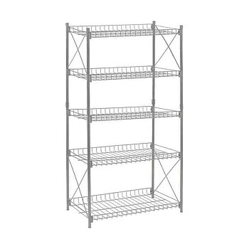 Bokhylla Confortime Metall 52 x 34 x 110 cm (2 antal)