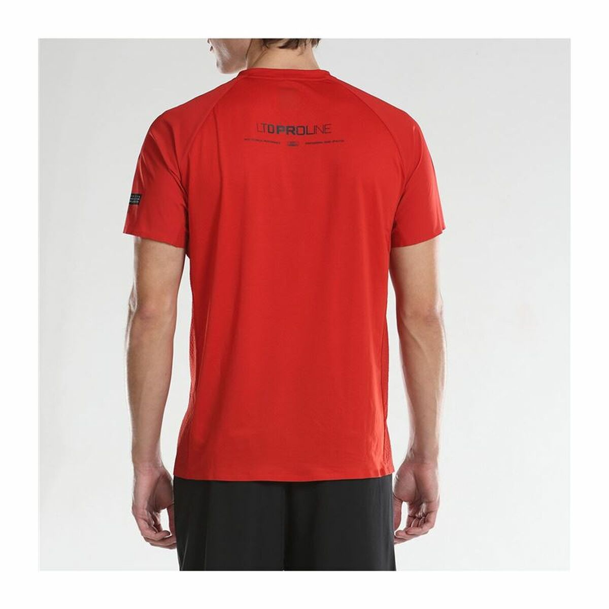 T-shirt med kortärm Herr Bullpadel Odeon Tl Röd - 2
