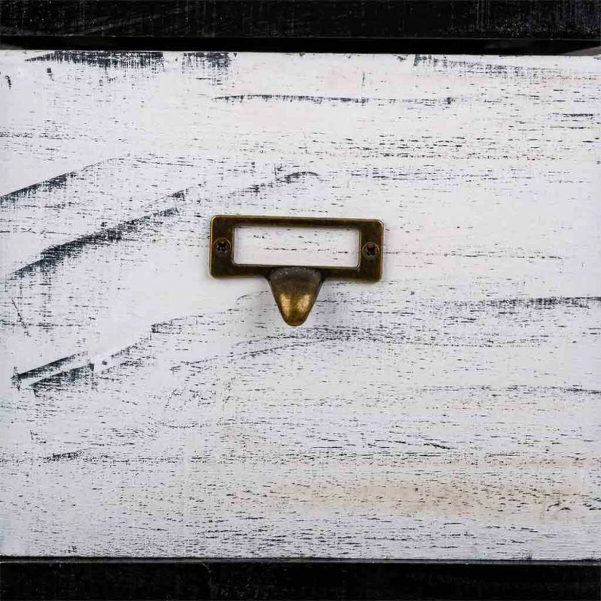 Byrå Alexandra House Living Vit Svart Paulowniaträ 32 x 98 x 26 cm - 6
