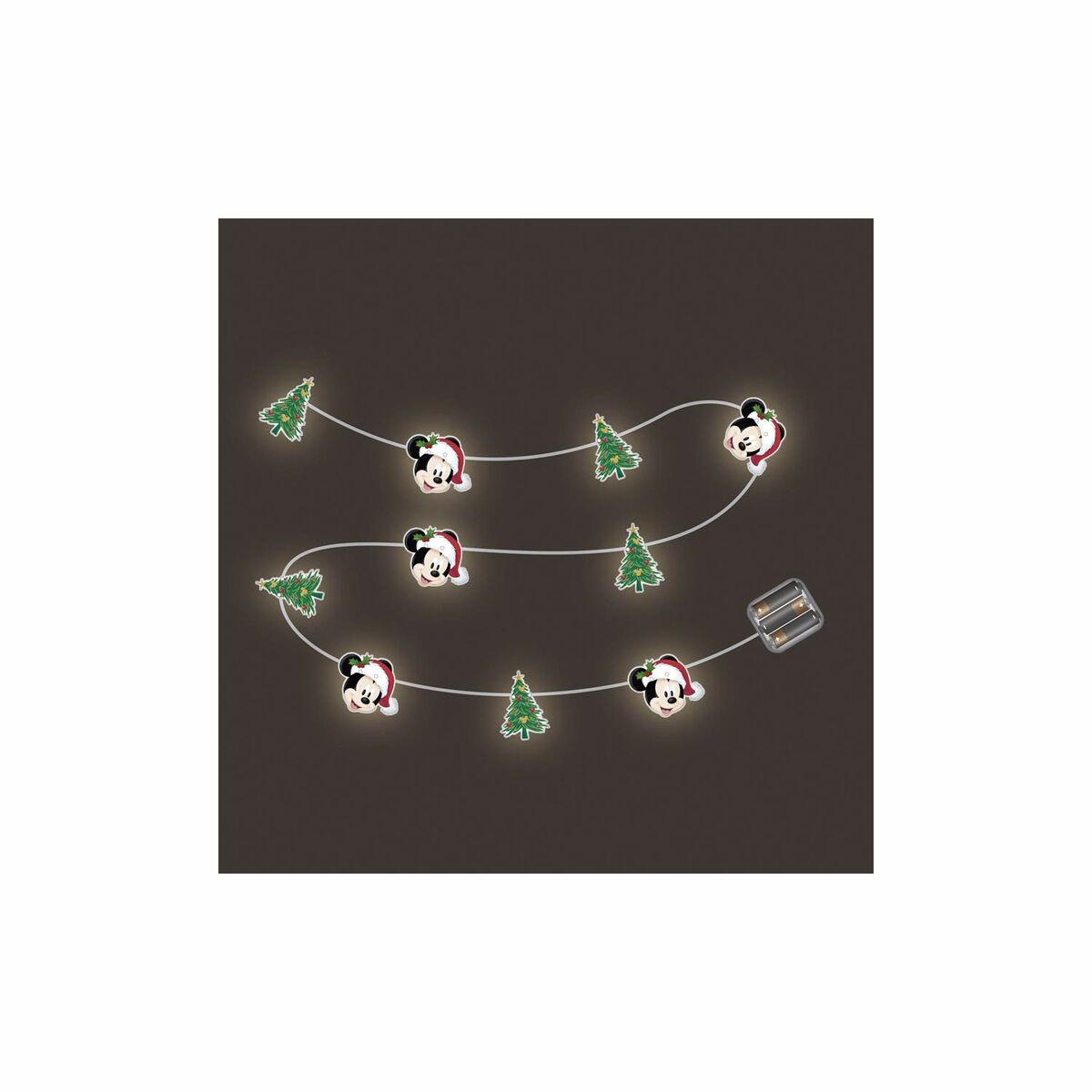 LED-krans Mickey Mouse Happy smiles 165 cm - 6