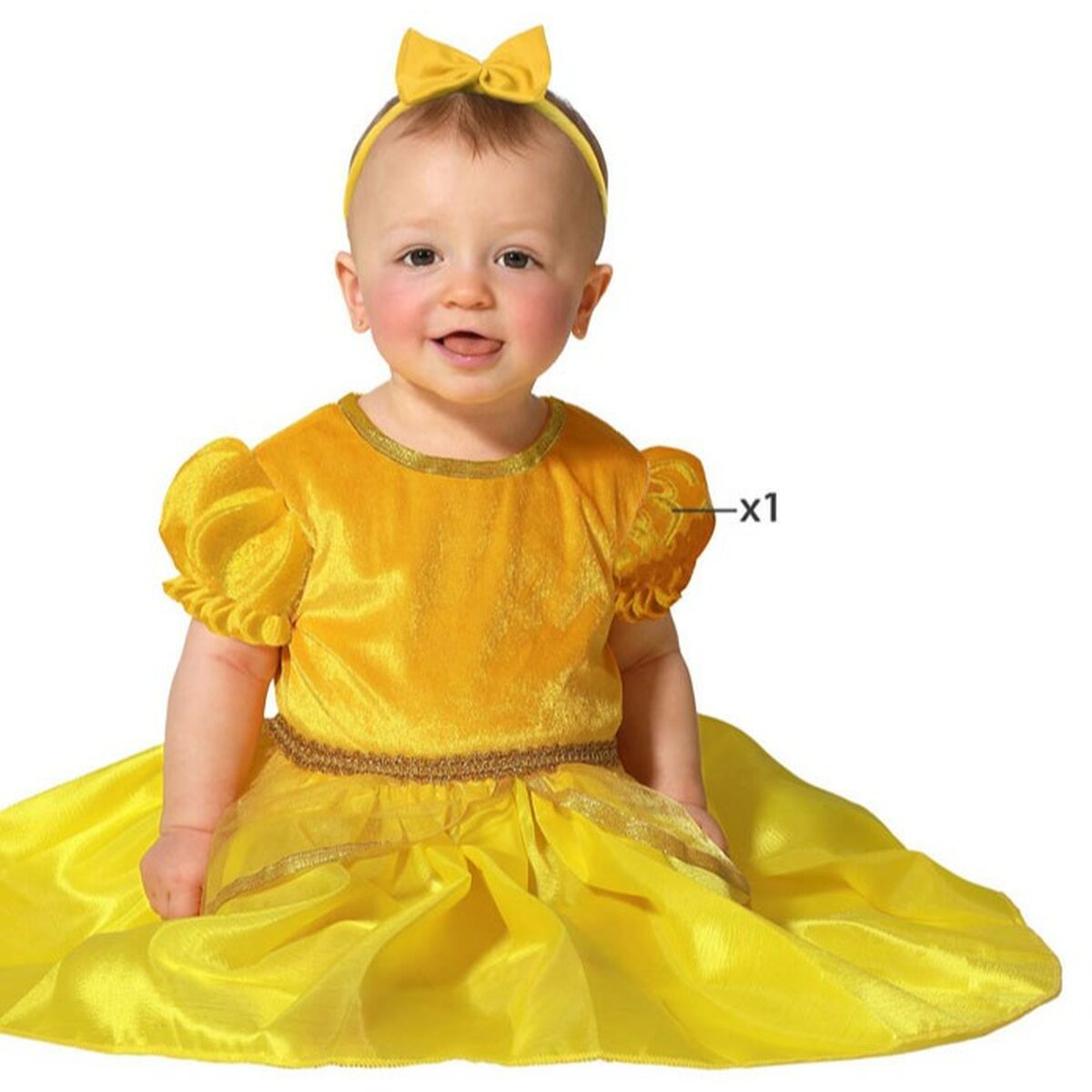 Maskeraddräkt bebis Gyllene Prinsessa - 3