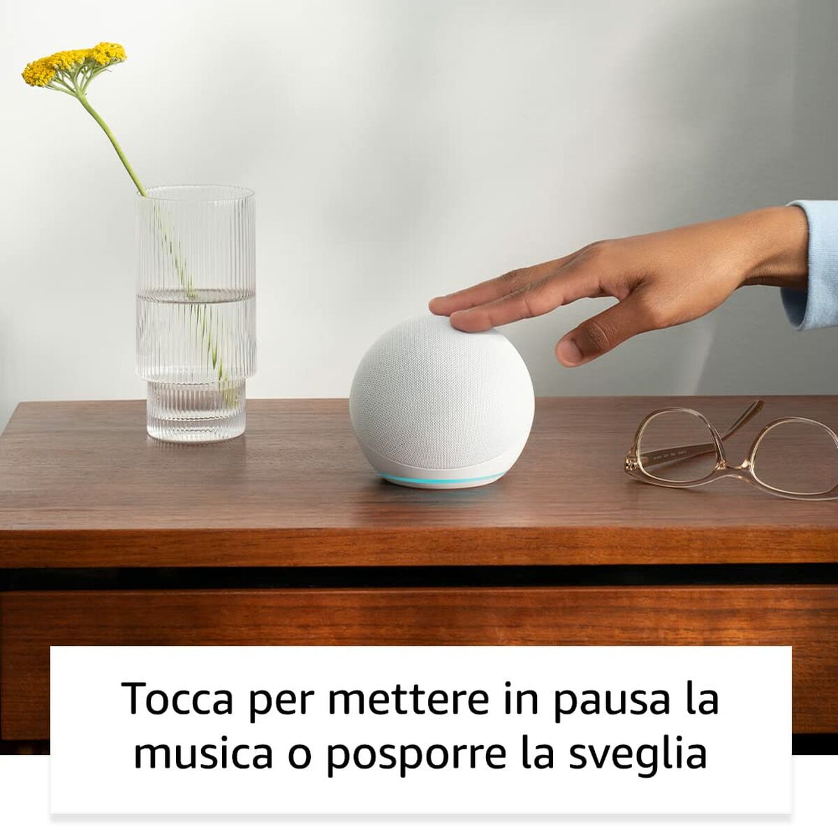 Bärbar Bluetooth Högtalare VARIOS ECHO DOT 5 BLAN Vit - 5