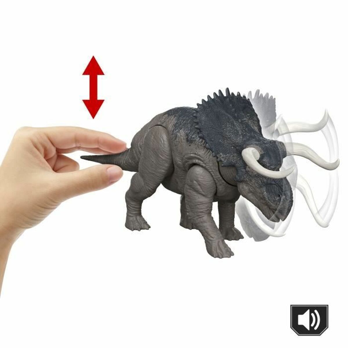 Actionfigurer Jurassic World NASUTOCERATOPS Dinosaurier - 3