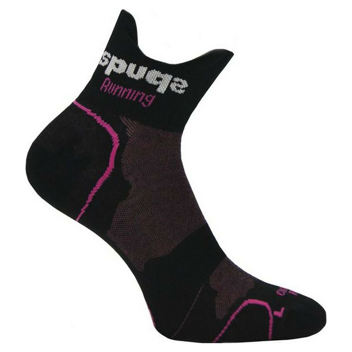 Sportstrumpor Spuqs Coolmax Speed Svart Rosa - 3