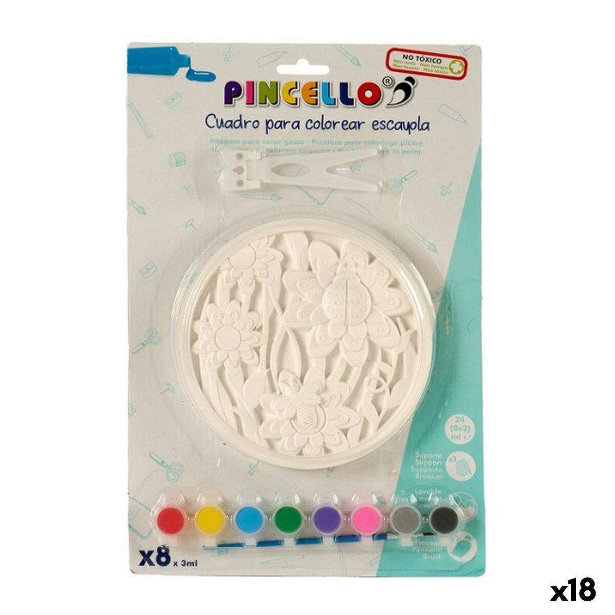 Craft Game Tavla Plåster 3,5 x 38 x 25 cm (18 antal)