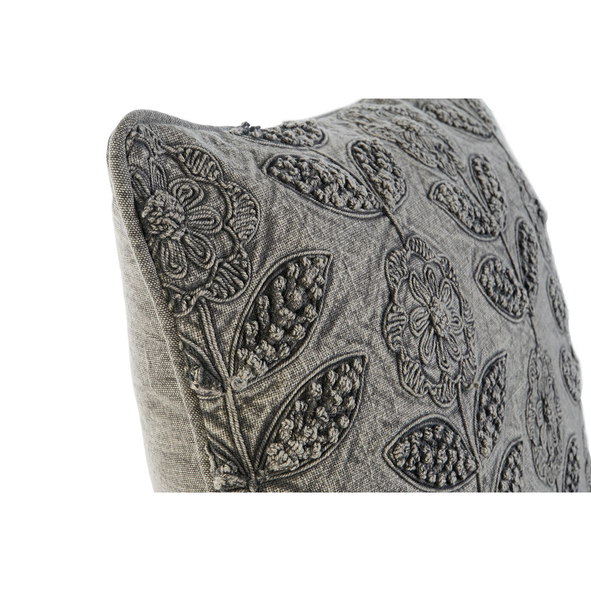 Kudde Home ESPRIT Ljusgrå 50 x 15 x 50 cm - 4