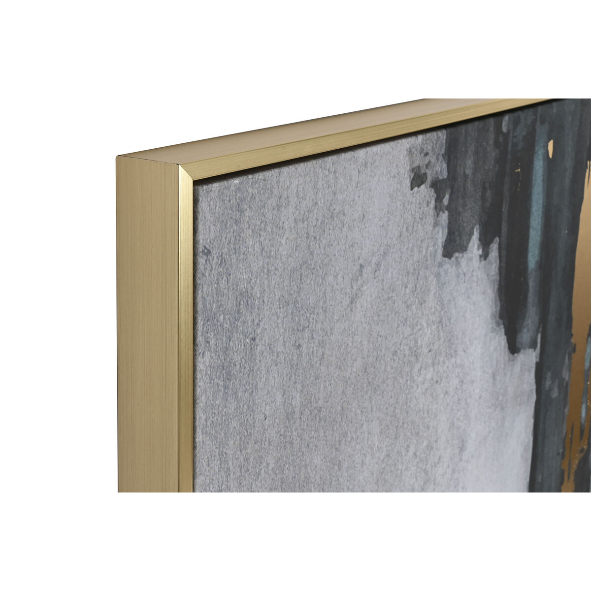 Kanvas Home ESPRIT Grön Grå Gyllene Abstrakt 103 x 4,5 x 143 cm (2 antal) - 2
