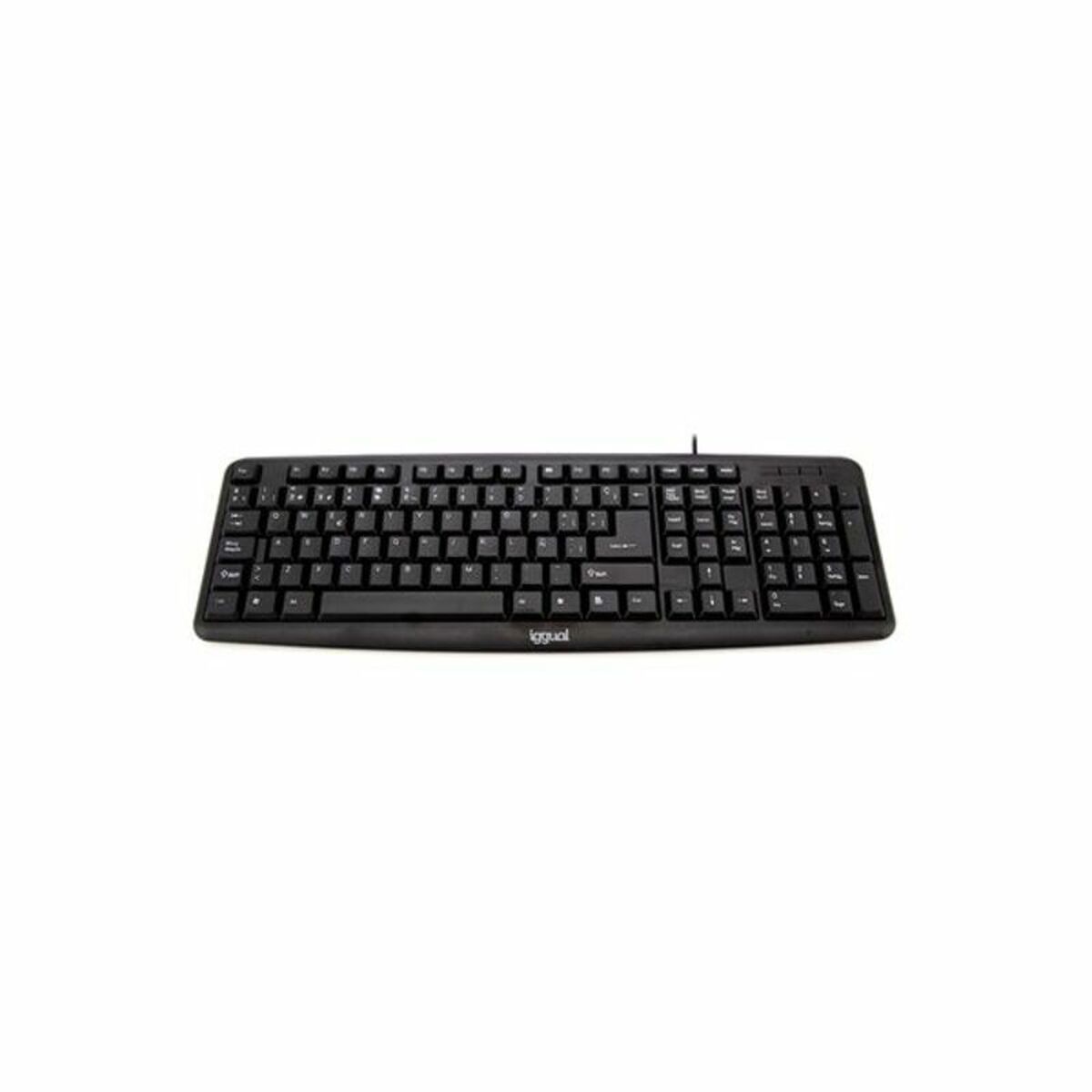 Tangentbord iggual CK-BASIC-105T QWERTY USB Svart spanska Apa (1 Delar)