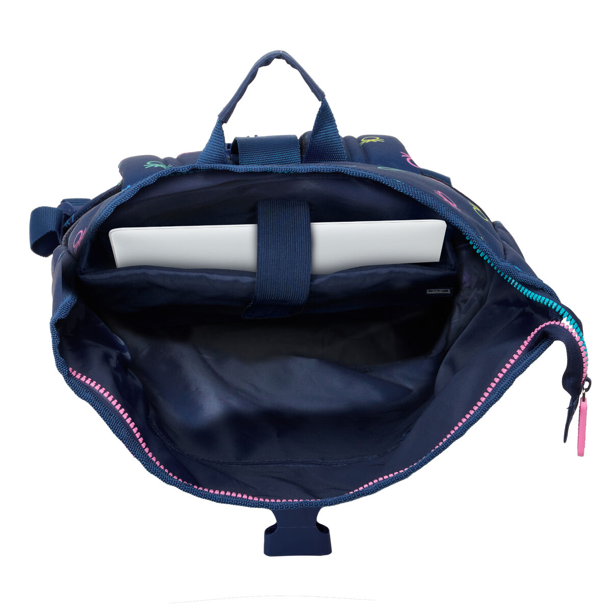 Laptopryggsäck Benetton Cool Marinblå 28 x 42 x 13 cm - 3