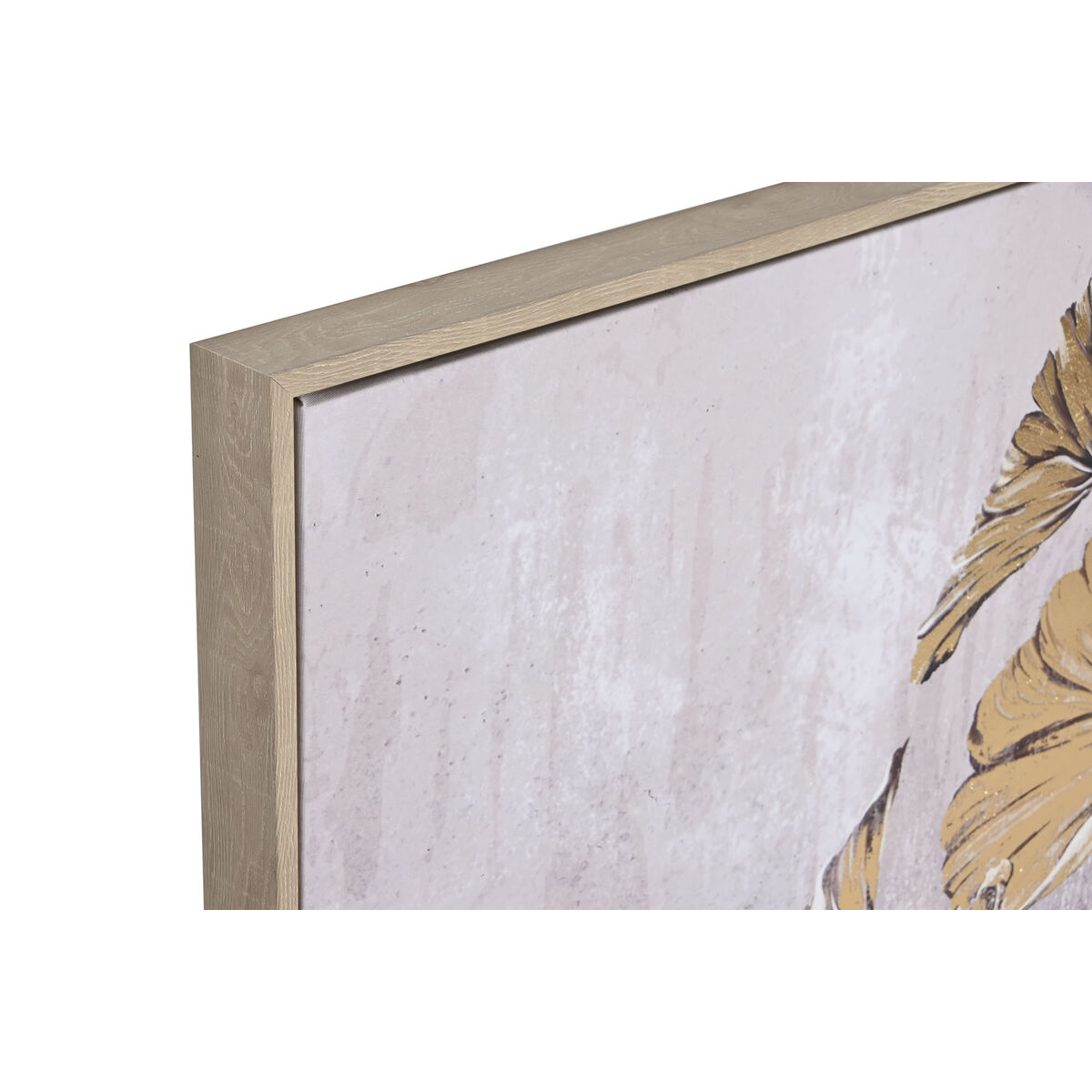 Tavla Home ESPRIT Löv av en växt Traditionell 123 x 4,5 x 83 cm (2 antal) - 2