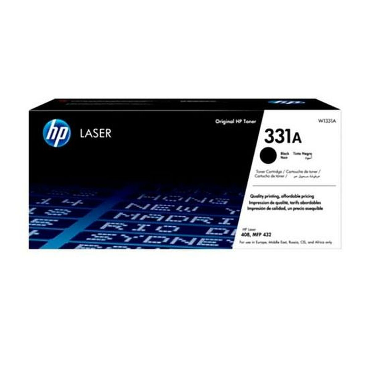 Toner HP Svart