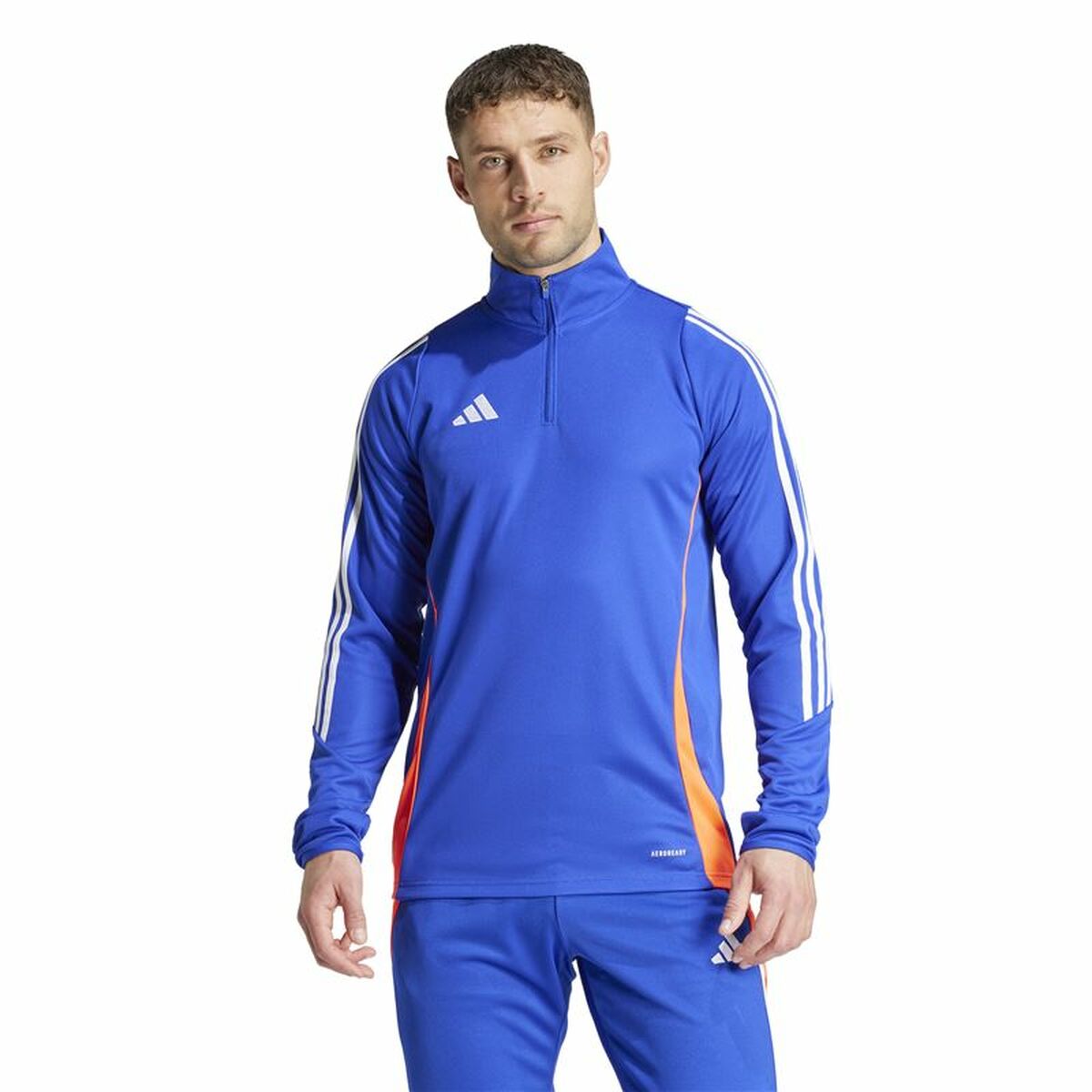 Tröja utan huva Adidas Tiro24 Training Blå - 2