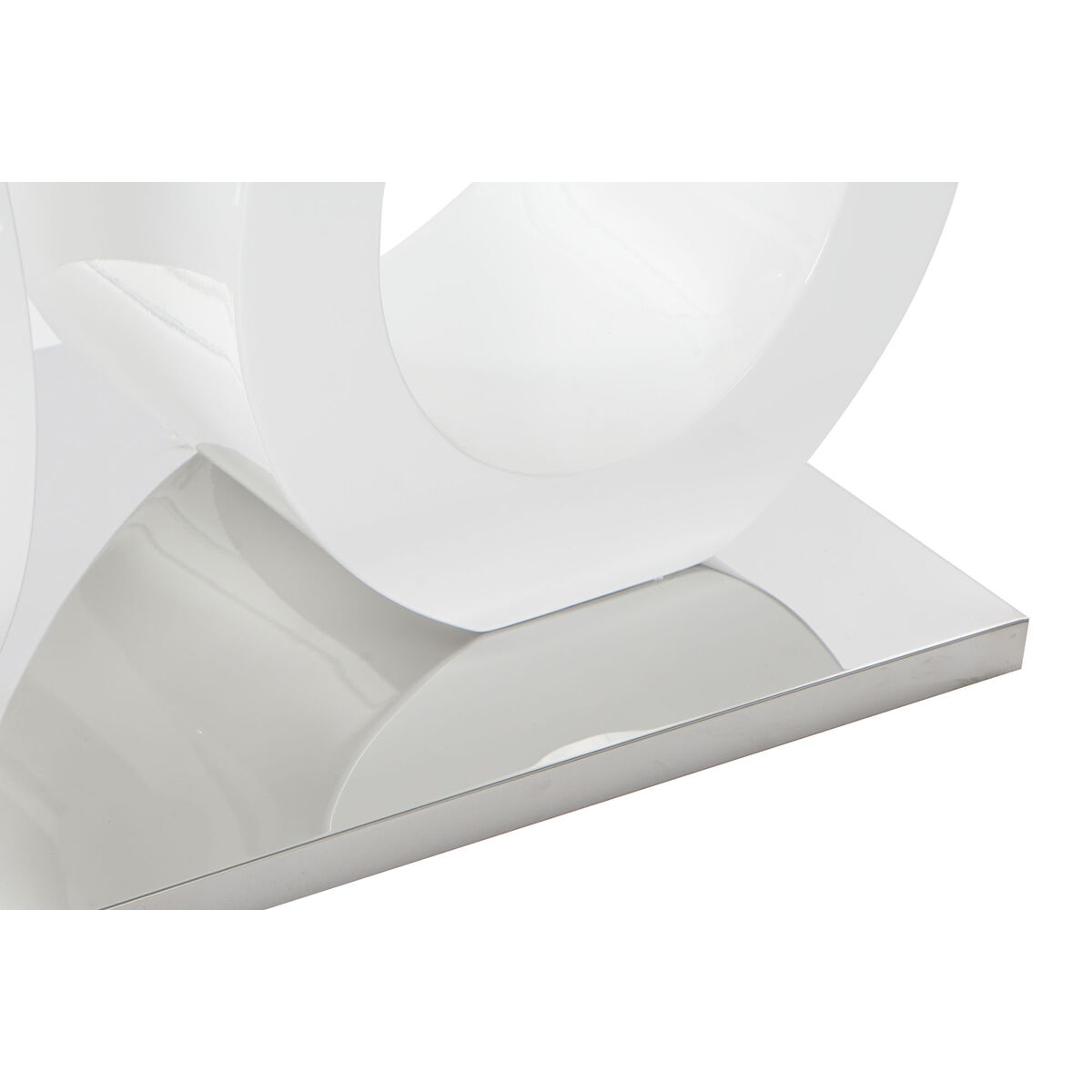 Soffbord DKD Home Decor Vit Transparent Trä Glas Trä MDF 110 x 60 x 45 cm - 13