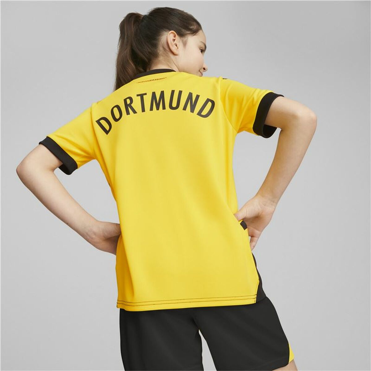 Kortärmad fotbollströja, Barn Puma BVB Home Jersey Replica Jr (116 cm) - 4