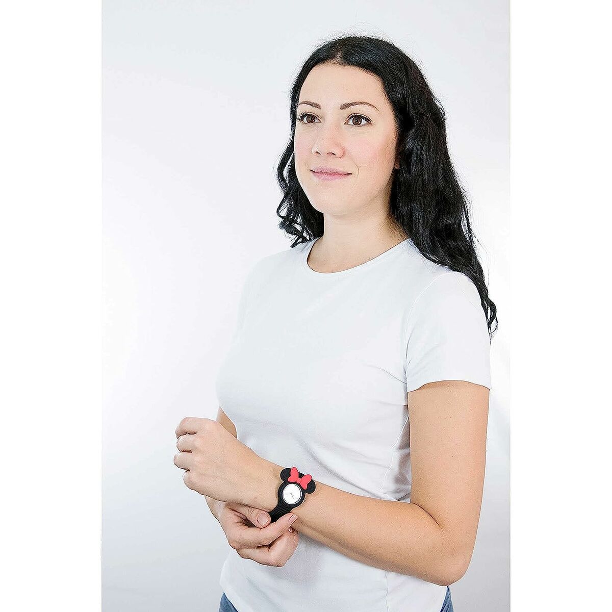 Damklocka Hip Hop MINNIE ICONIC BLACK (Ø 32 mm) - 3