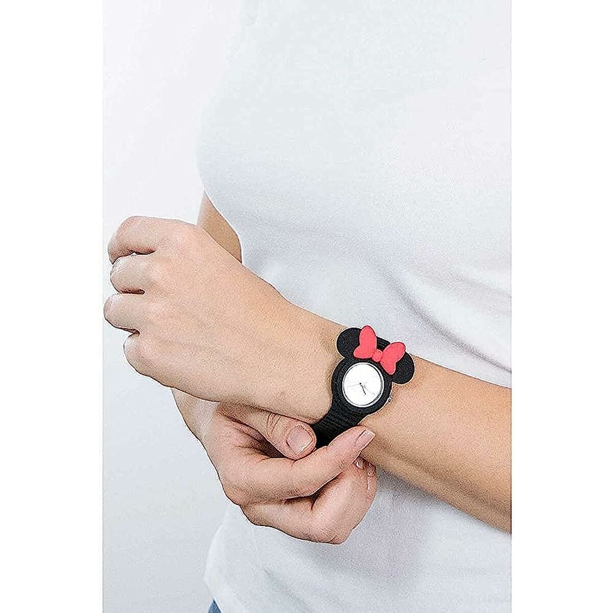 Damklocka Hip Hop MINNIE ICONIC BLACK (Ø 32 mm) - 6