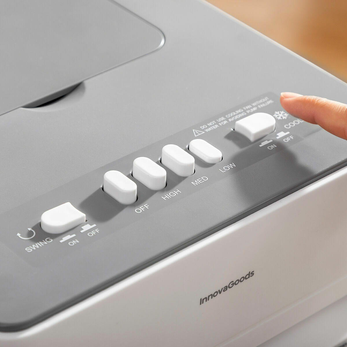 Bärbar multifunktionell evaporativ luftkonditionering Airvecove InnovaGoods 5 L 65 W - 7
