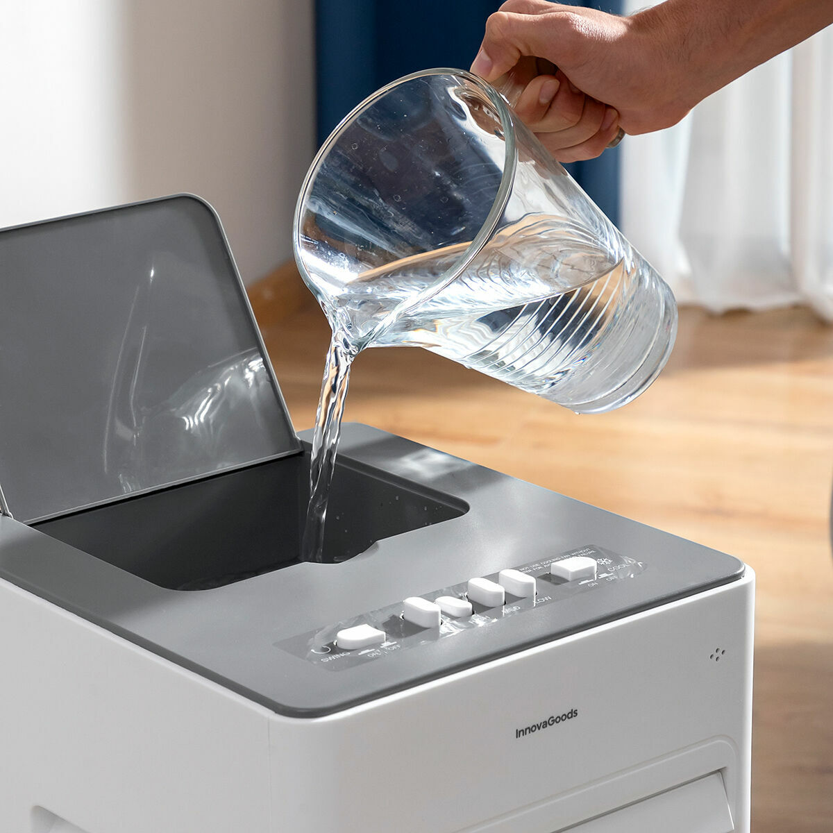 Bärbar multifunktionell evaporativ luftkonditionering Airvecove InnovaGoods 5 L 65 W - 12