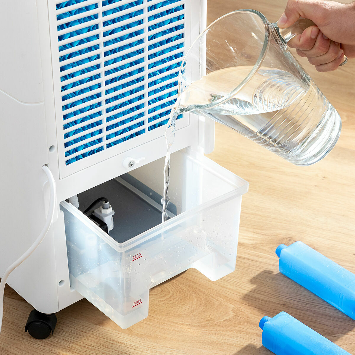 Bärbar multifunktionell evaporativ luftkonditionering Airvecove InnovaGoods 5 L 65 W - 17
