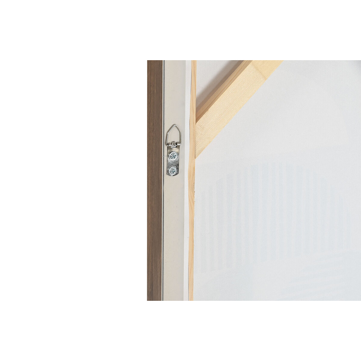 Kanvas Home ESPRIT Läder Furu Kanvas 80 x 2,4 x 80 cm - 4